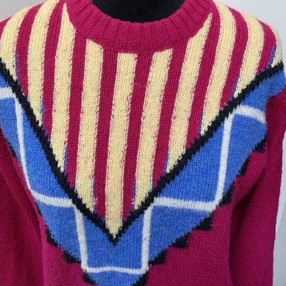 Vintage wool jumper fits uk 10 12 14 - Picture 13 of 14
